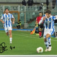 Milos Bocic - hand signed photo - foto autografata 14x21cm