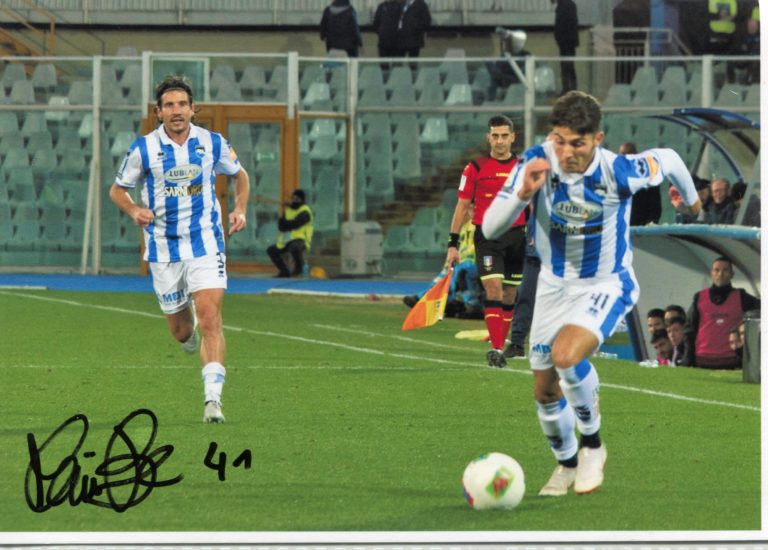 Milos Bocic – hand signed photo – foto autografata 14x21cm