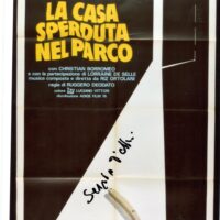 Sergio D'Offizi "La casa sperduta nel parco" - hand signed photo 20x25cm foto autografata