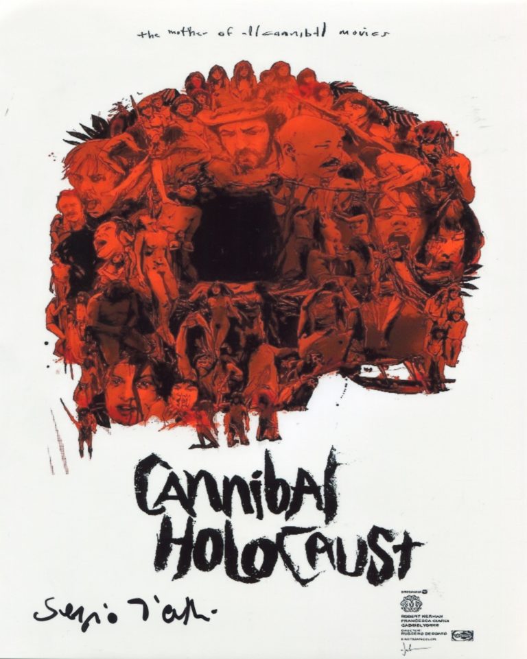 Sergio D’Offizi “Cannibal Holocaust” – hand signed photo 20x25cm foto autografata (01)