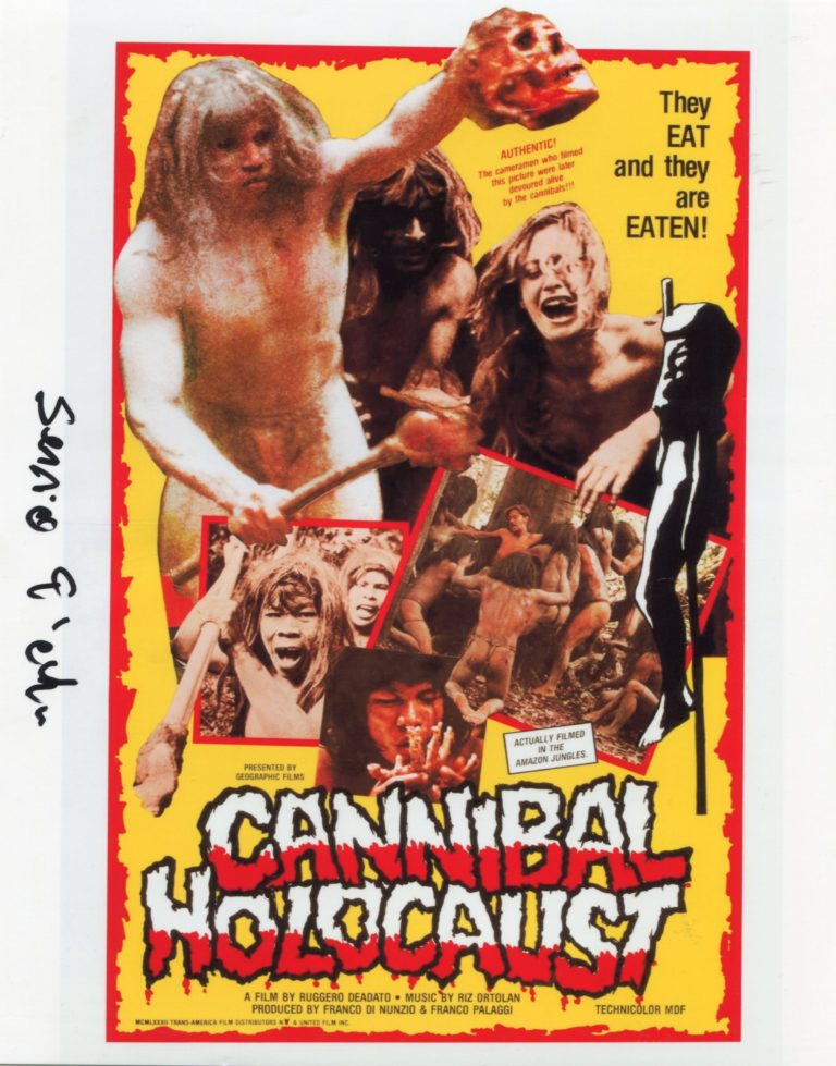 Sergio D’Offizi “Cannibal Holocaust” – hand signed photo 20x25cm foto autografata (03)