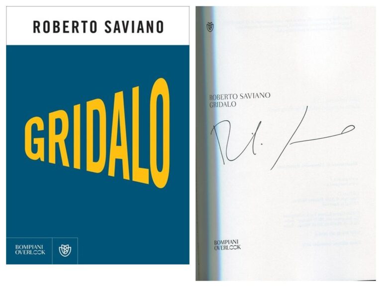 Gridalo – Libro autografato da Roberto Saviano