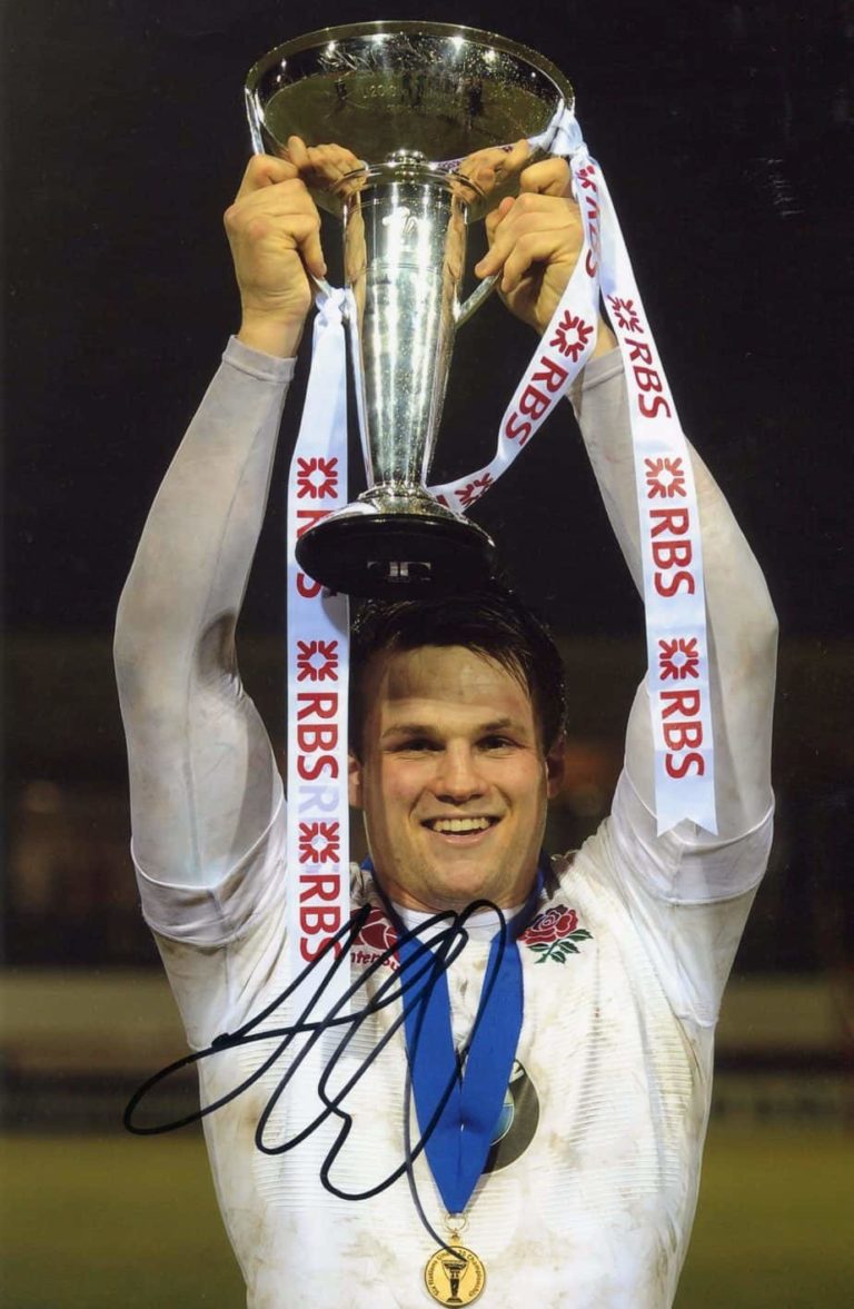 Jack Clifford (rugby) – hand signed photo 30x20cm foto autografata