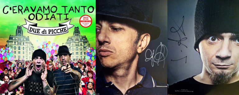 C’eravamo Tanto Odiati – LP Rosso Autografato da Neffa e da J-Ax