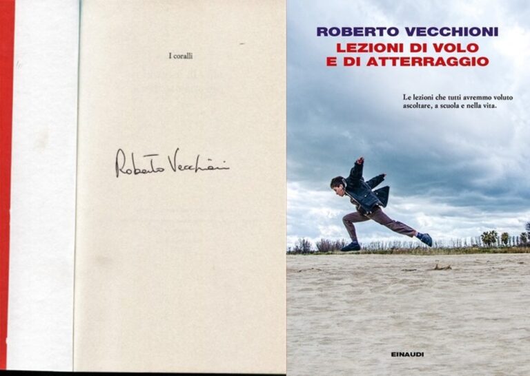 Lezioni di volo e di atterraggio – Libro autografato da Roberto Vecchioni (02)