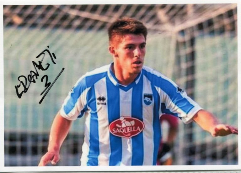 Edgar Elizade – hand signed photo – foto autografata 14x21cm