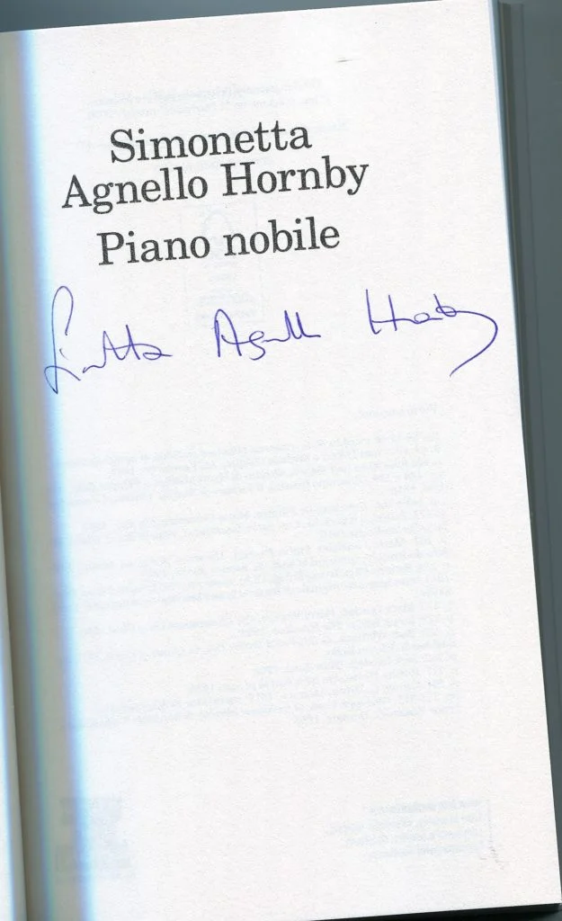 Piano nobile - Libro autografato da  Simonetta Agnello Hornby