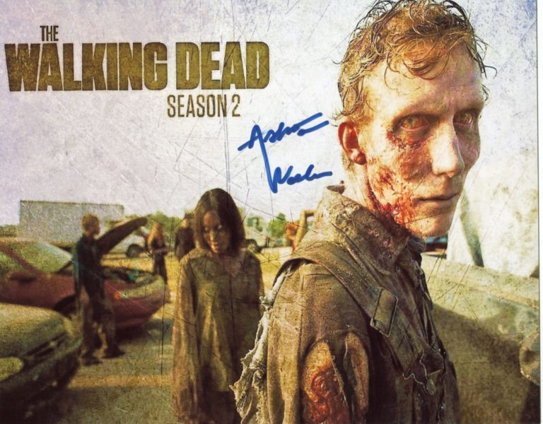 Ashton Lee Woolen -The Walking Dead – hand signed photo 20x25xm foto autografata
