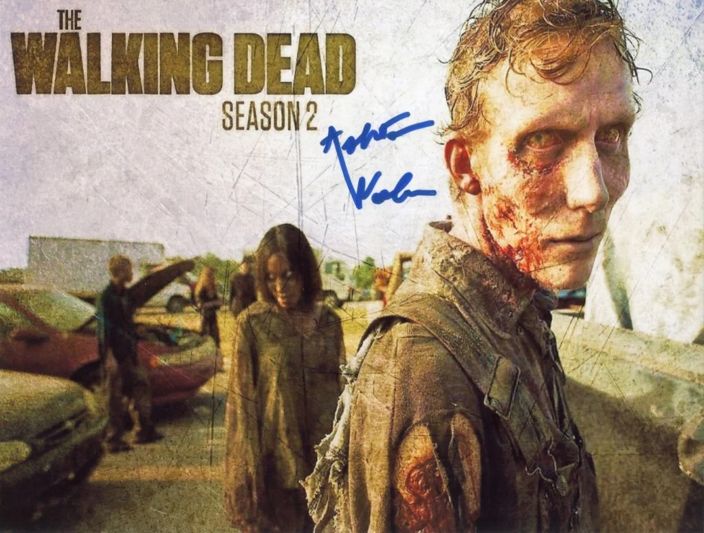 Ashton Lee Woolen -The Walking Dead - hand signed photo 20x25xm foto autografata