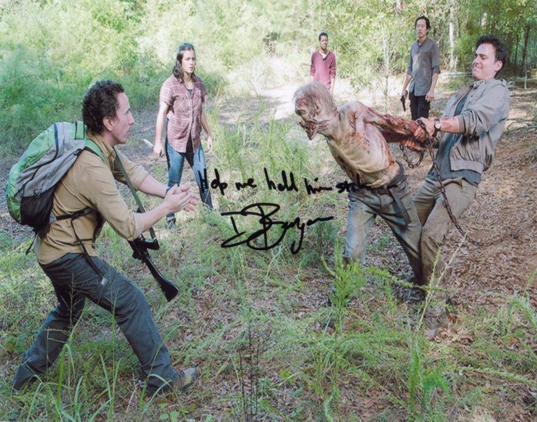 Daniel Bonjour -The Walkng Dead – hand signed photo 20x25xm foto autografata (02)
