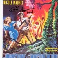 Carole Ann Ford - L'invasione dei mostri verdi - hand signed photo 20x25cm foto autografata (aut1120-018)