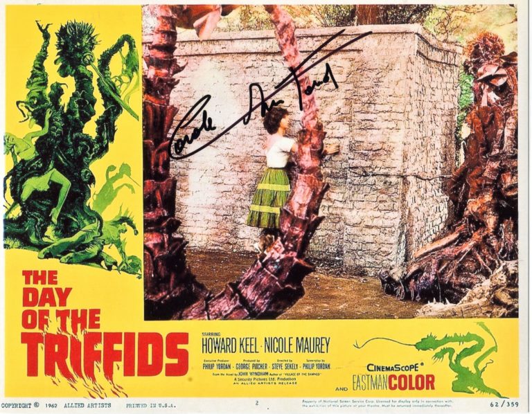 Carole Ann Ford – L’invasione dei mostri verdi – hand signed photo 20x25cm foto autografata (aut1120-019)
