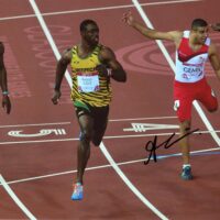 Adam Ahmed R. Gemili - hand signed photo 21x29cm foto autografata (1220scn-104)