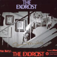 Ann Miles "Spiderwalk" (in The Exorcist) hand signed photo 20x25 foto autografata (s099)