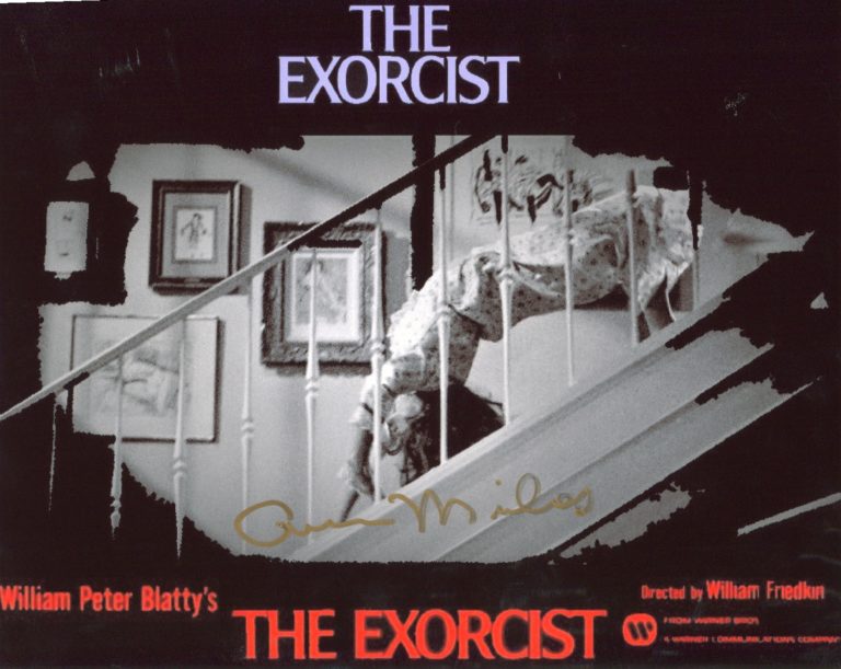 Ann Miles “Spiderwalk” (in The Exorcist) hand signed photo 20×25 foto autografata (s099)