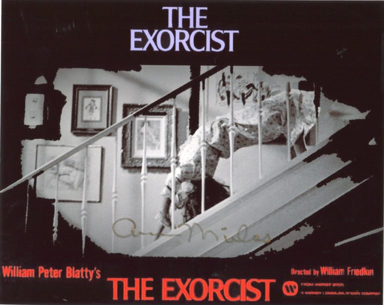 Ann Miles “Spiderwalk” (in The Exorcist) hand signed photo 20×25 foto autografata (s101)