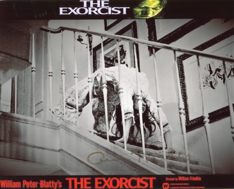 Ann Miles “Spiderwalk” (in The Exorcist) hand signed photo 20×25 foto autografata (s102)