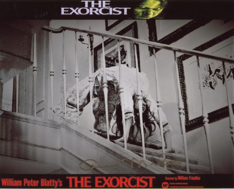 Ann Miles “Spiderwalk” (in The Exorcist) hand signed photo 20×25 foto autografata (s103)