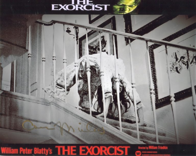 Ann Miles “Spiderwalk” (in The Exorcist) hand signed photo 20×25 foto autografata (s104)