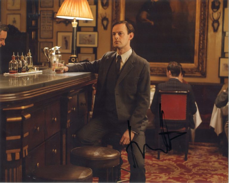 Harry Hadden-Paton – (Herbert “Bertie” Pelham, Marchese di Hexam) “Downton Abbey” – hand signed photo 20x25cm foto autografata