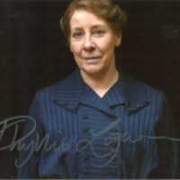 Phyllis Logan - (Mrs. Hughes) "Downton Abbey" - hand signed photo 20x25cm foto autografata (11)