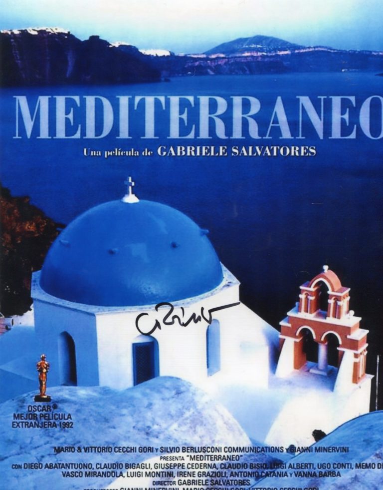 Claudio Bisio – “Mediterraneo” – foto autografata ITP
