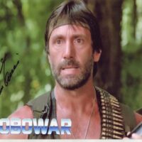 Massimo Vanni "Robowar" - hand signed photo 20x25cm foto autografata