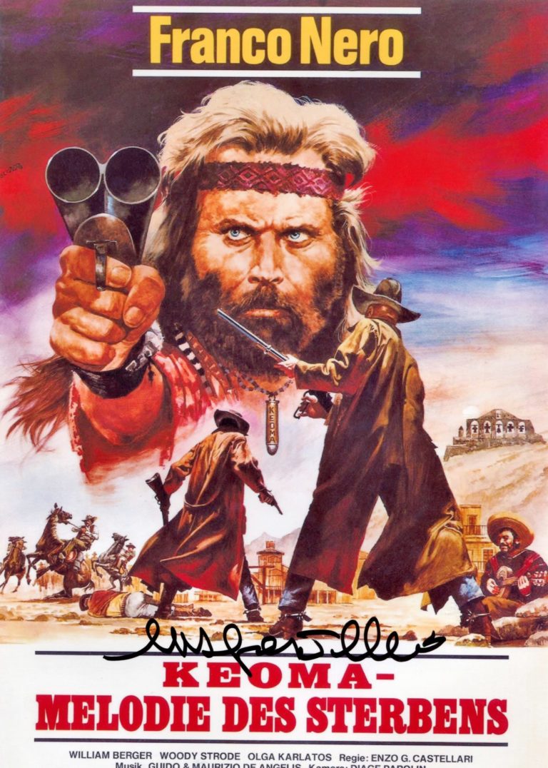 Enzo G. Castellari “KEOMA” – hand signed photo 21x29cm foto autografata