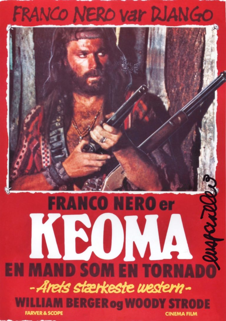 Enzo G. Castellari “KEOMA” – hand signed photo 21x29cm foto autografata
