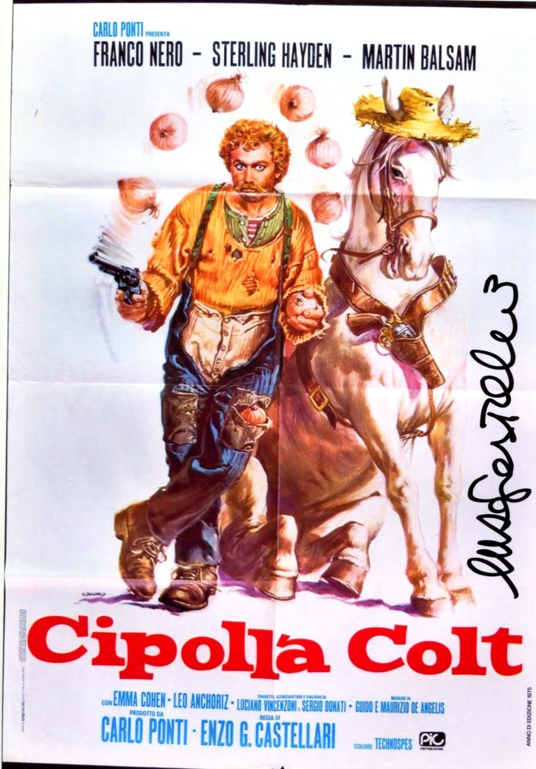 Enzo G. Castellari “Cipolla Colt” – hand signed photo 21x29cm foto autografata