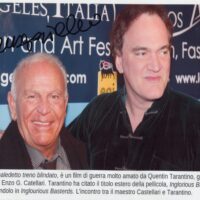 Enzo G. Castellari (con Quentin Tarantino) - hand signed photo 20x25cm foto autografata