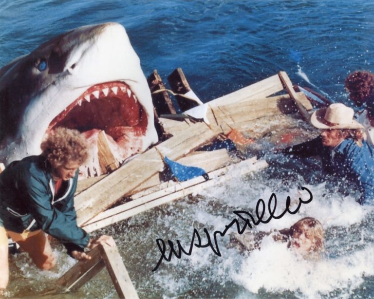 Enzo G. Castellari “L’ultimo squalo (Great White)” – hand signed photo 20x25cm foto autografata