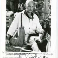 Ben Kingsley - "O Quinto Macaco" (The 5th Monkey) - hand signed photo 20x25cm foto autografata