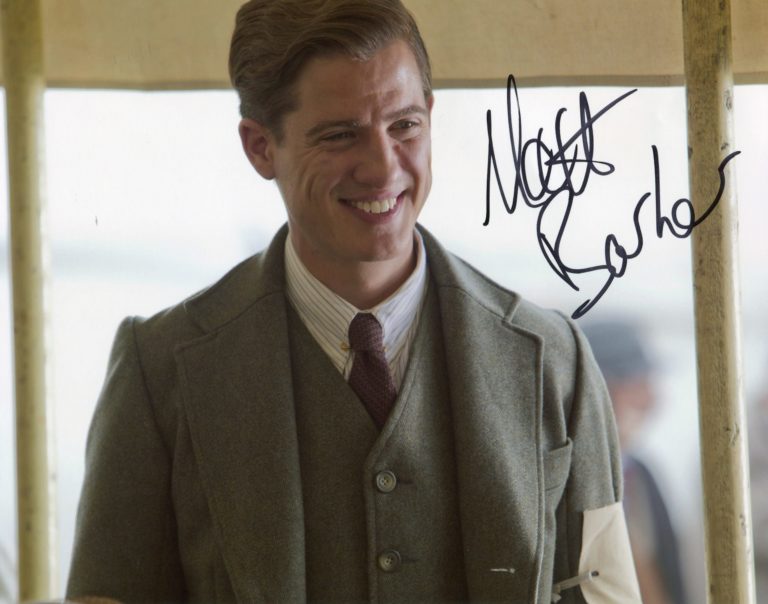 Matt Barber – (Atticus Aldridge) “Downton Abbey” – hand signed photo 20x25cm foto autografata