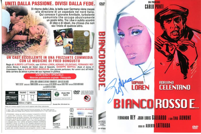 Sophia Loren – Bianco Rosso e… DVD Hand Signed Autografato