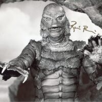 Ricou Browning "Creature from the Black Lagoon" - hand signed photo 20x25cm foto autografata (2812scan-125)