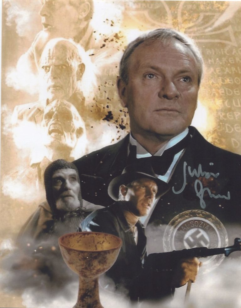 Julian Glover – “Indiana Jones e l’ultima crociata” (Walter Donovan) – hand signed photo 20X25CM foto autografata (2812scan-141)