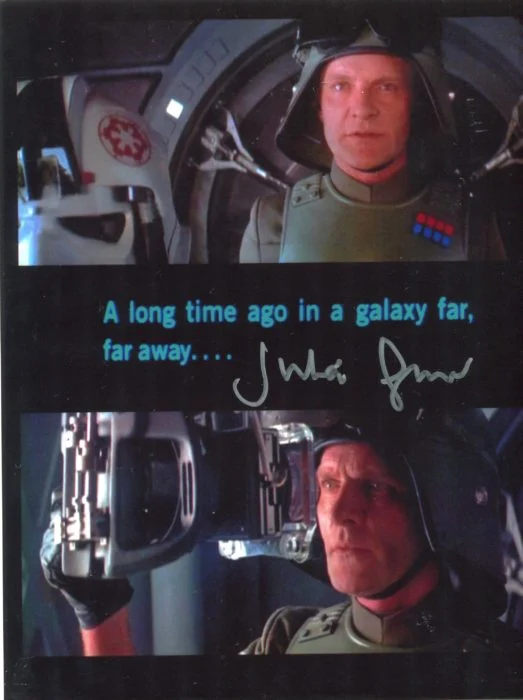 Julian Glover "Star Wars" (Maximilian Veers) - hand signed photo 20X25cm foto autografata