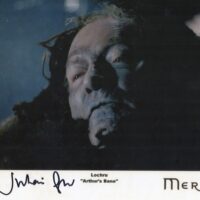 Julian Glover "Merlin" (Lochru) - hand signed photo 20x25cm foto autografata