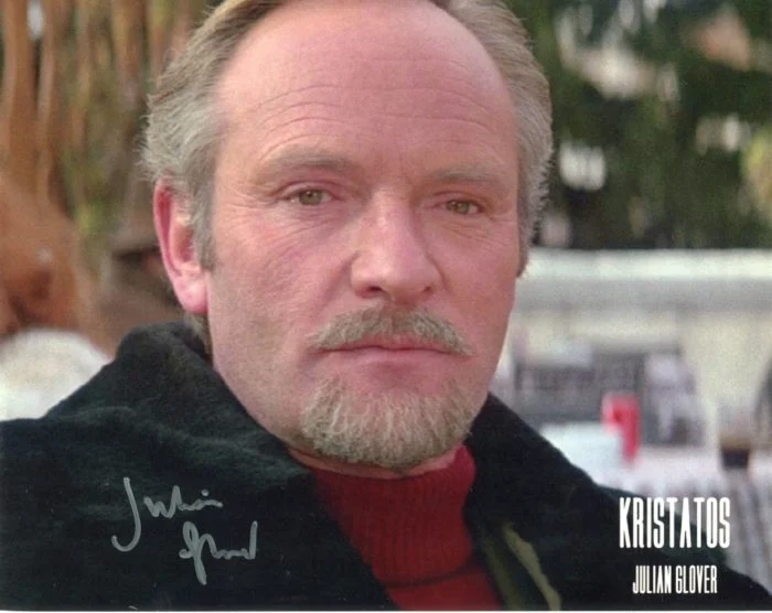 Julian Glover "For Your Eyes Only" (Kristatos) - hand signed photo 20x25cm foto autografata