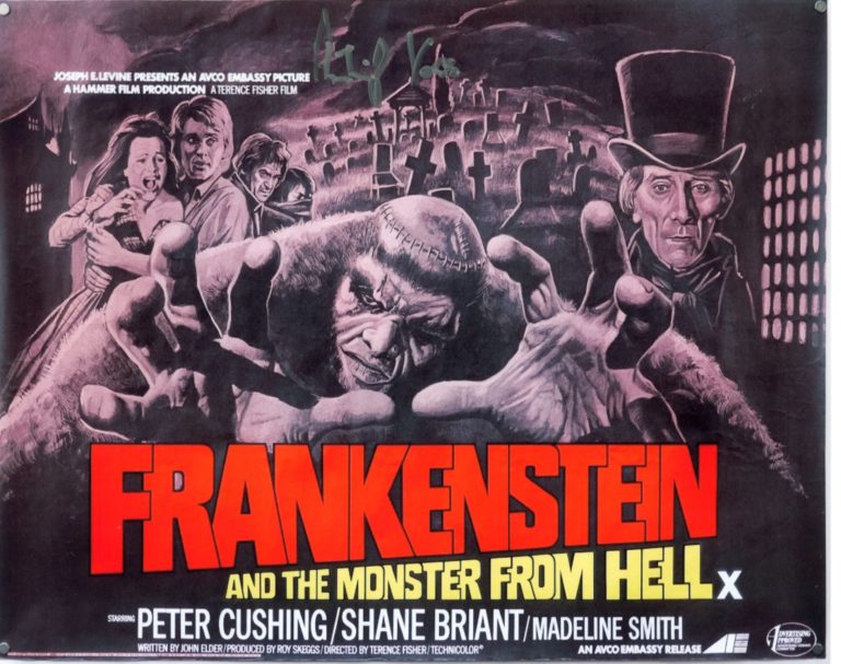 Philip Voss “Frankenstein and the Monster from Hell” – hand signed photo 20x25cm (2812scan-152)