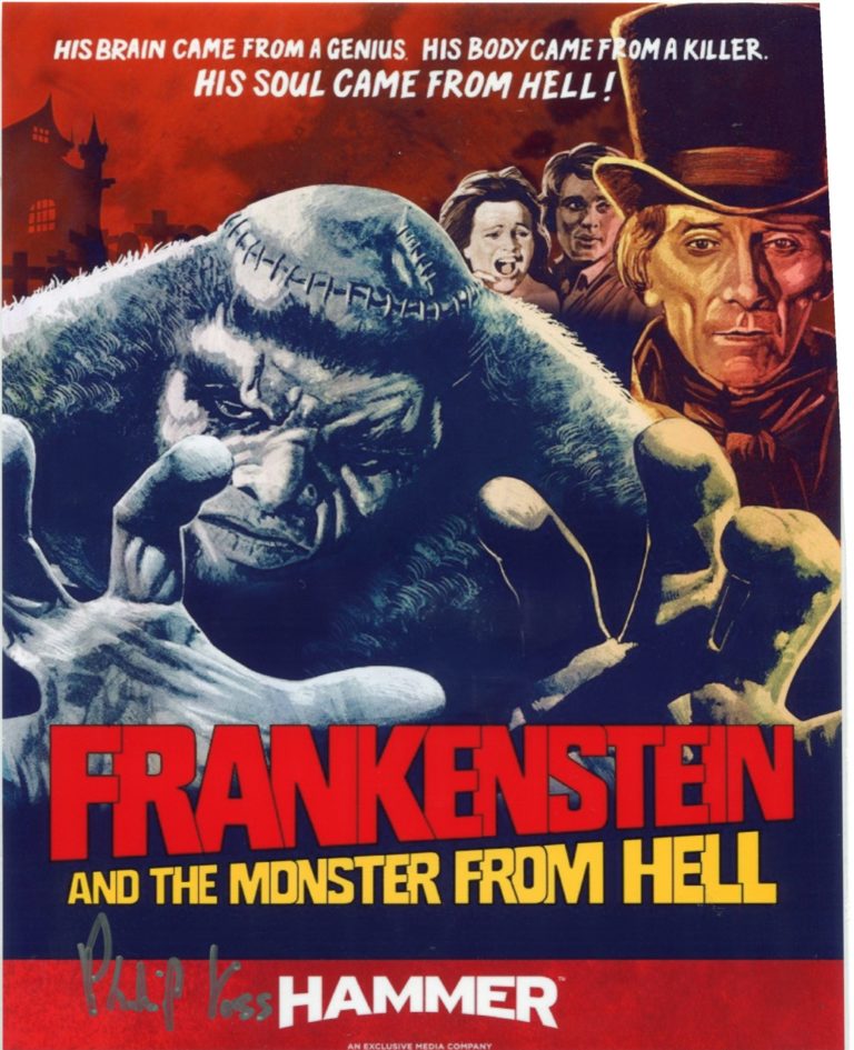 Philip Voss “Frankenstein and the Monster from Hell” – hand signed photo 20x25cm (2812scan-155)