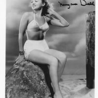 Myrna Dell (1924-2011) - hand signed photo 20x25cm foto autografata (v153)