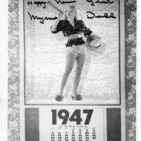 Myrna Dell (1924-2011) - hand signed photo 20x25cm foto autografata (v139)