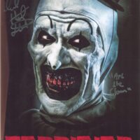 David Howard Thornton "Terrifier" (Art the Clown) - hand signed photo 20x25cm foto autografata