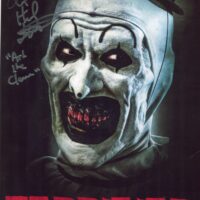 David Howard Thornton "Terrifier" (Art the Clown) - hand signed photo 20x25cm foto autografata