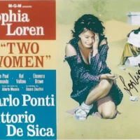Sophia Loren - 20x25 cm Hand Signed Photo Foto Autografata slpre 08