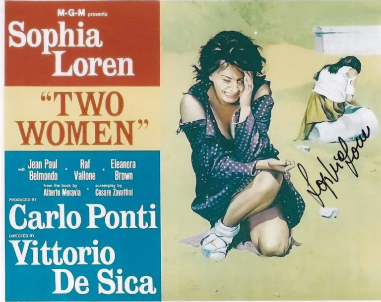 Sophia Loren – 20×25 cm Hand Signed Photo Foto Autografata slpre 08