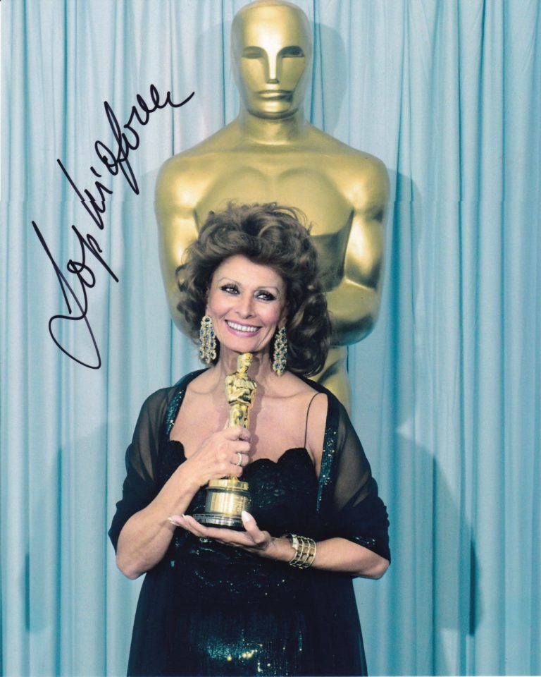 Sophia Loren – 20×25 cm Hand Signed Photo Foto Autografata slpre 04