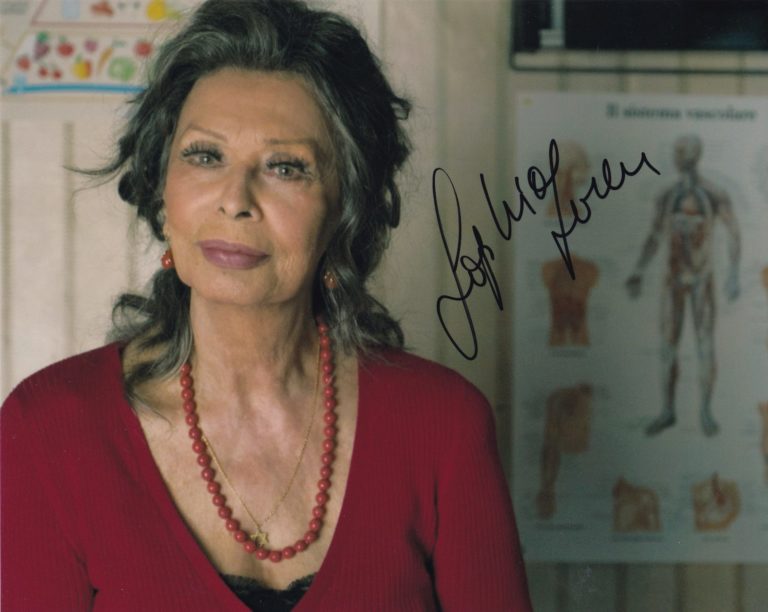 Sophia Loren – 20×25 cm Hand Signed Photo Foto Autografata slpre 13